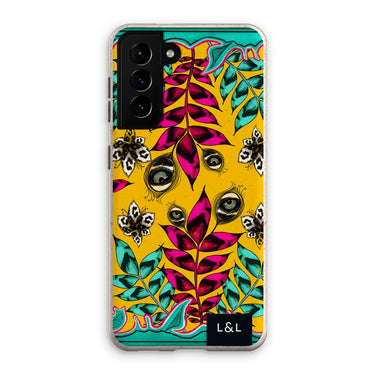 Abstract Botanical Leopard Print Eco Phone Case
